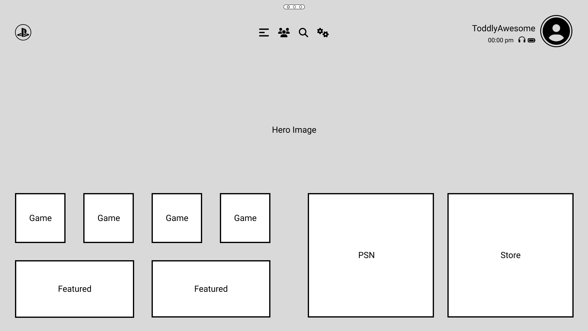 Home Wireframe